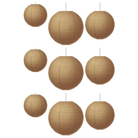 Teacher Created Resources Burlap Paper Lanterns, PK9 TCR77228